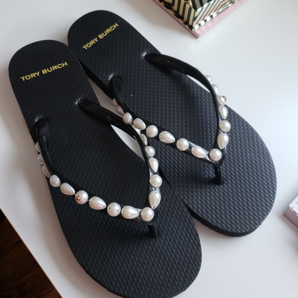Tory Burch flip flops new